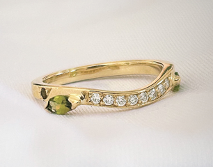 Joy Gem Bague émeraude diamants